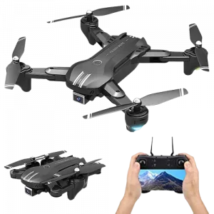 Hillstar Foldable Remote Control Drone with Dual Camera 4K HD